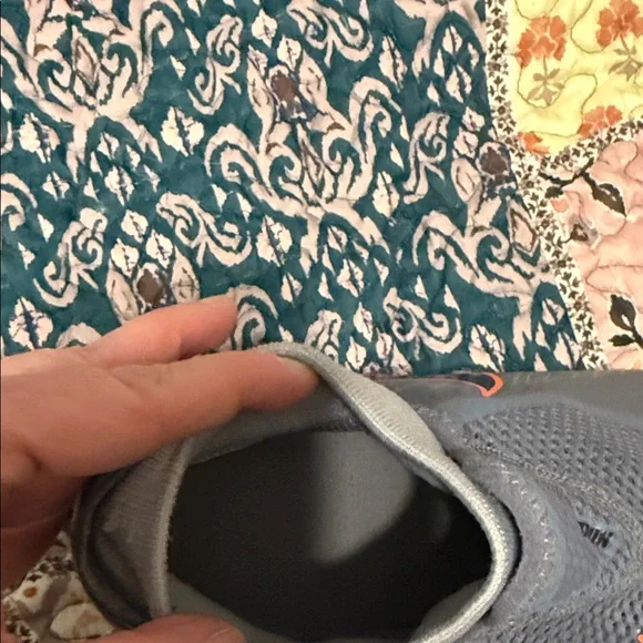 Nike Phantom Vision Academy DF Indoor Soccer Shoes Blue with Orange Swoosh 11.5 - Picture 7 of 10